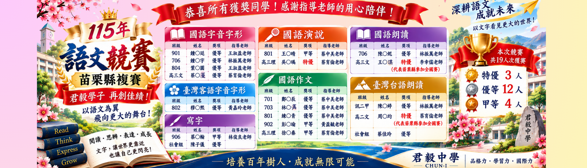 115語文競賽苗栗複賽